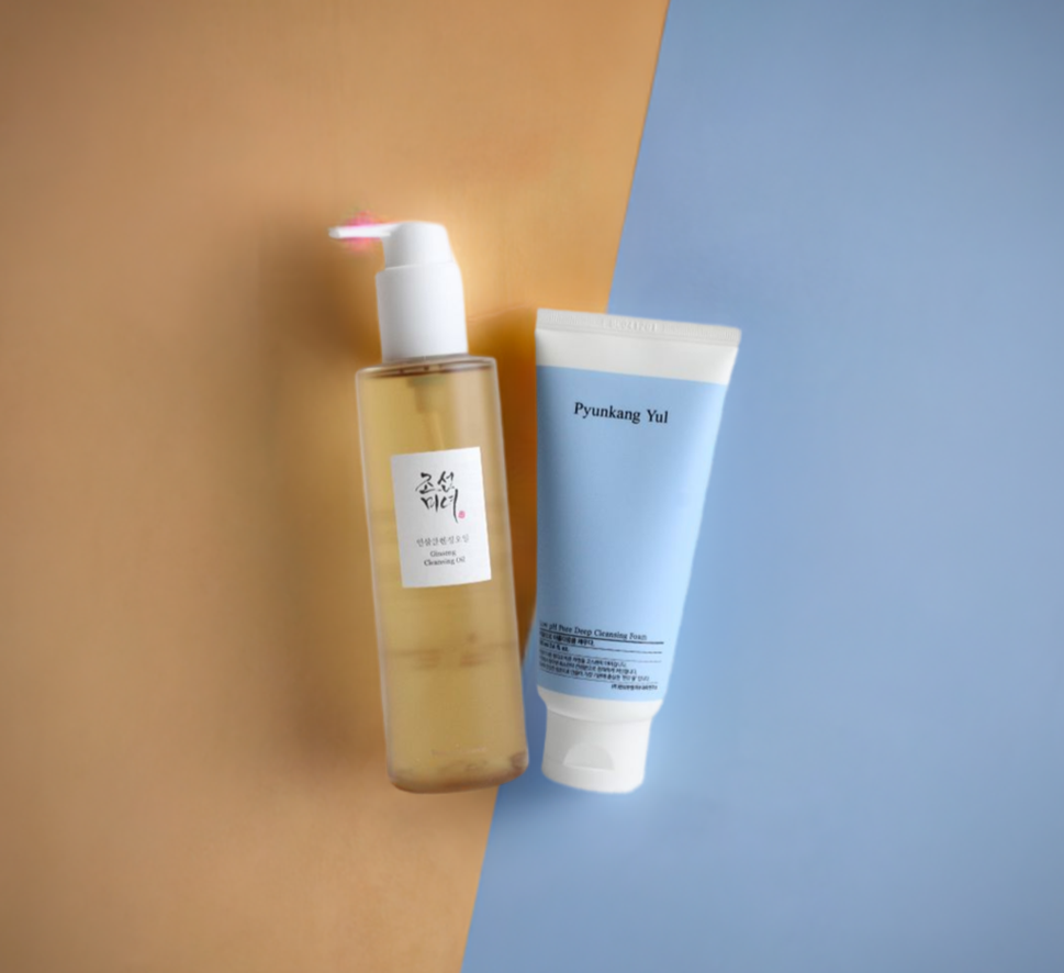 Cleansing Duo: PYUNKANG YUL Cleanser + Beauty of Joseon Ginseng Cleansing Oil